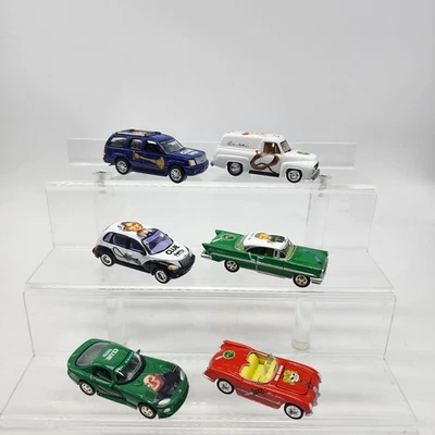 1A Lot Of 6 Johnny Lightning Clue Cars Panel Van, Escalade, Viper Corvette RARE  - Image 1 of 4