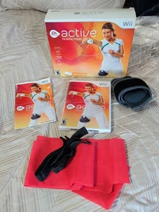 Nintendo Wii EA Sports Active Personal Trainer Spiel Widerstandsband & Beingurt - Bild 1 von 8
