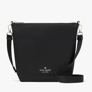 Kate Spade New York Damen Chelsea Nylon Duffle Bag Schwarz Crossbody Bucket Bag - Bild 1 von 19