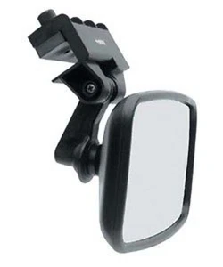 CIPA 11140 Boating Safety Mirror 4"x8" Convex Wide Black Water Skiing Marine - Foto 1 di 1