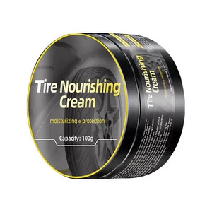 Auto Car Tire Wax 100g Multi-purpose Cleaning Cream Waxing Sponge Wheel And Tire - Picture 1 of 12