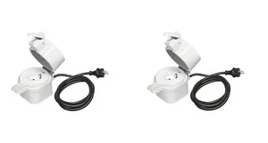 2er Pack OSRAM Smart+ Outdoor Plug, smarte schaltbare Außensteckdose, ZigBee - Bild 1 von 10