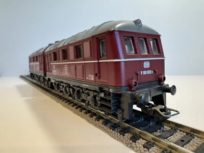 LIMA 208114 L - Locomotive double diésel V 188 002 a/b de la DB en HO - Immagine 1 di 4