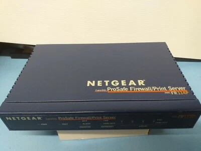 NETGEAR FR114P 4 PORT CABLE/DSL PROSAFE FIREWALL & PRINT SERVER - Image 1 of 2