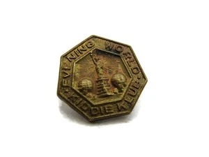 Evening World Newspaper Kiddie Klub Pin Vintage - Picture 1 of 4