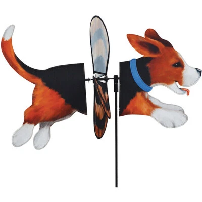 Spinner de viento para perro Beagle tamaño más grande 27" L x 17" W x 18" D + poste + estaca de tierra Foto 1 de 4