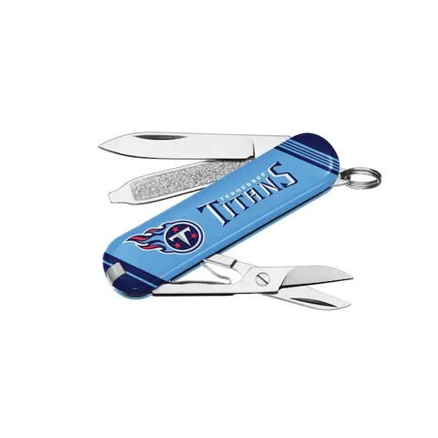 New Tennessee Titans Essential  Keychain Pocket Knife Multi-Tool, NFL Cover