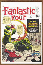 Fantastic Four #1  POSTER art print '92  Jack Kirby Mole Man
