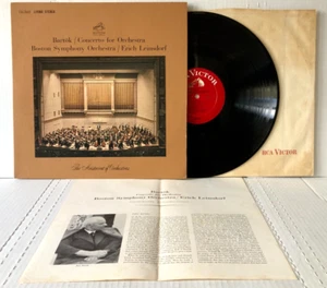 Leinsdorf / Bartok CONCERTO FOR ORCHESTRA 1965 RCA Red Seal + Insert VG+ - Picture 1 of 7