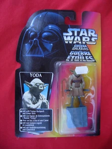Star Wars Yoda Actionfigur MIB EUROPEAN EDITION Ungarn 1996 NEU Old Stock - Bild 1 von 10