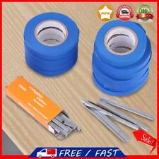Plant Branch Tie Tape with 1 Box Staple Garden Plant Tying Tape (Blue 20PCS)