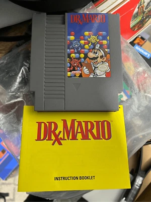 Dr Mario Nintendo NES Video Game Vintage Complete With Manual - Image 1 of 4