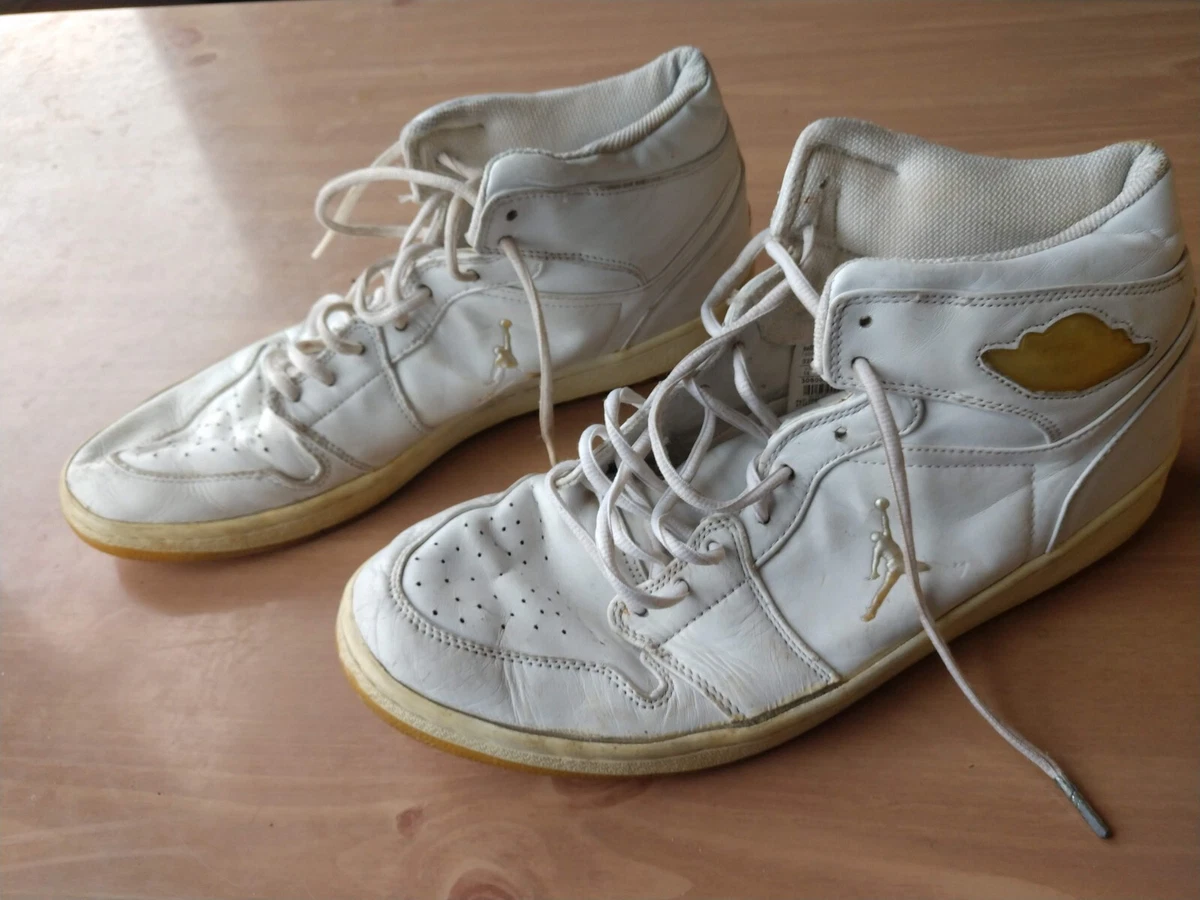 Jordan 1 Retro White Chrome 306000-101 Men's Size 14 | eBay