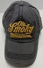 Ole Smoky Tennessee Moonshine Strapback  Black Hat Cap Liquor