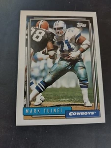 Mark Tuinei Dallas Cowboys Tackle Topps NFL 1992 Card #294 - Picture 1 of 2