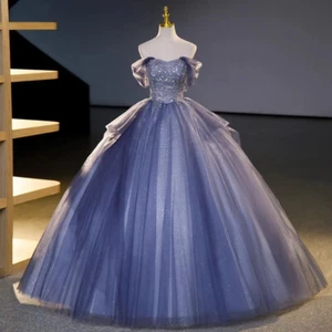 Noble Evening Formal Party Ball Gown Prom Bridesmaid Acting Tutu Dress QYHS139 - Picture 1 of 14