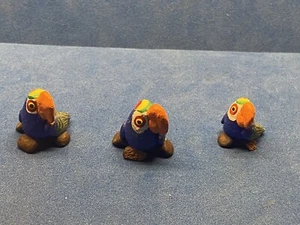 Kleine Tonpapageien - 3er Set (El Salvador) - Bild 1 von 5