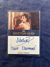 Doctor Who Series 11 & 12 Nadia Parkes Claire Clairmont Inscription Autograph