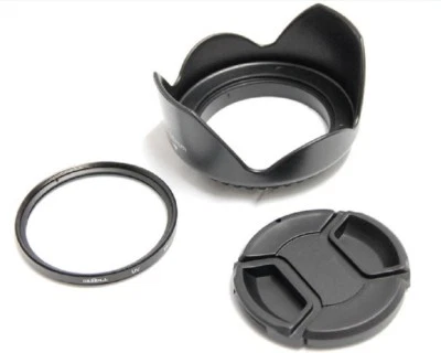 67mm Lens Cap Hood UV Filter For Canon EOS 40D 50D 5D 7D 30D 17-85mm Lens - Image 1 of 4