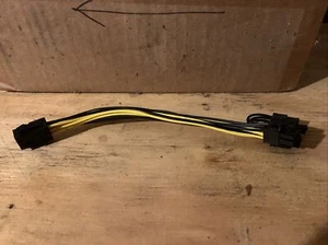 10* Cable PCIE 8 Pin Female To Dual PCI-E 8(6+2) Male GPU Power Cable Splitter - Picture 1 of 4