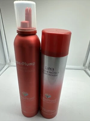 Mousse de espuma ColorProof LiftIt Color Protect 9 oz + mousse corporal batida 9 oz Foto 1 de 4