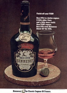 1973 Hennessy Bras d'Or Cognac: Beenden Sie Ihre VSOP Vintage Druck Anzeige - Bild 1 von 1
