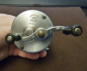 SHAKESPEARE 1905 DEUCE Vintage Bait Casting Angelrolle Modell FE Made In USA - Bild 1 von 15