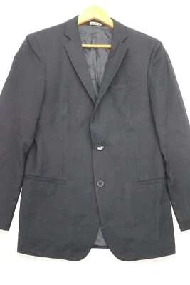 Blazer masculino Dolce & Gabbana listrado preto com fecho de botão 46 - Imagem 1 de 4