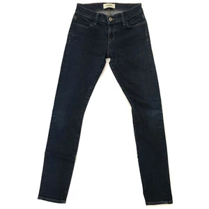Baldwin Sophia Bliss Selvedge Jeans Womens 24 (26x28) Indigo Mid Rise Skinny USA - Picture 1 of 10