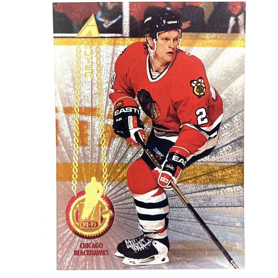 Gary Sutter 1994-95 Pinnacle Rink Collection Parallel #137 Chicago Blackhawks - Image 1 of 2