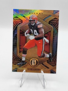 Nick Chubb 2021 Panini Gold Standard /75 Cleveland Browns
