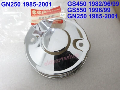 Suzuki GN250 GS450 GS550 GSX400 Tachometer Cover OEM Tacho Gauge Cap 34293-45300 Foto 1 de 4