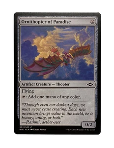 ORNITHOPTER OF PARADISE MODERN HORIZONS 2 MTG COLORLESS ARTIFACT CREATURE NM - Picture 1 of 5