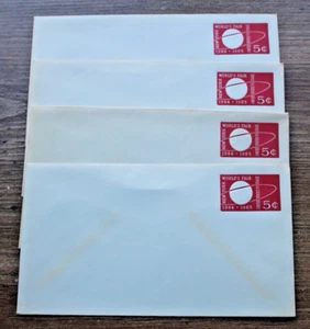 4 World's Fair New York 1964-1965 5 cent Postage Covers/Envelopes - Picture 1 of 3