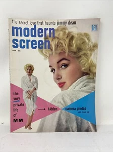 Marilyn Monroe Modern Screen Magazine 1955 October Movie Stars Jimmy Dean - Picture 1 of 8