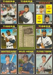 2020 Topps Heritage Detroit Tigers Regular + Update + Minors Team Set (24) - Picture 1 of 1