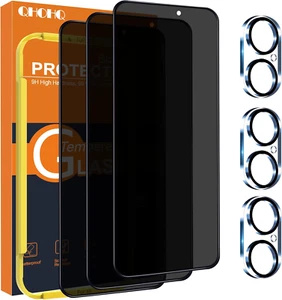 for Iphone 16 Privacy Screen Protector + Camera Lens Protector, [Military Grade - Picture 1 of 11