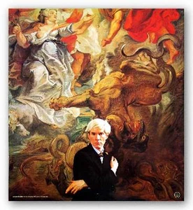 ART PRINT Portrait of Andy Warhol Hans Namuth - Picture 1 of 1