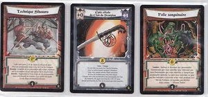L5R - Lot de 3 cartes Rares - Legend of The Five Rings - L5A - Picture 1 of 1