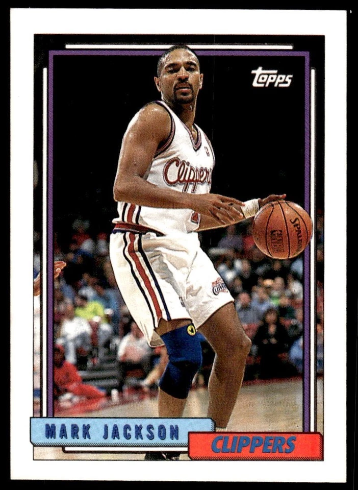 1992-93 Topps Mark Jackson #325 Los Angeles Clippers - Image 1 of 2