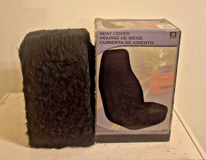 Cubierta de asiento de cubo con respaldo alto Saddleman vintage (individual)- negro ultra piel 09651-01 - Imagen 1 de 6