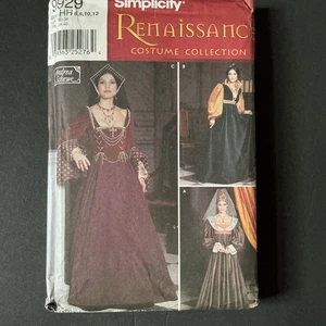 Colección de disfraces renacentistas Simplicity 9929 patrón de costura faltas talla 6-12 - Imagen 1 de 7