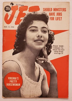 Jet Magazine November 15 1956 Peggie Rowe~ Jesse Woods Kidnapping~Olympics - Image 1 of 4