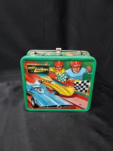 1970 Johnny Lightning Topper Metal Lunch Box Aladdin No Handle No Thermos - Picture 1 of 11