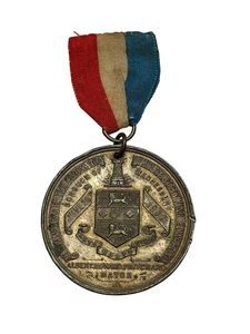 1902 EDWARD VII QUEEN ALEXANDRA CORONATION MEDAL BOROUGH OF WEDNESBURY #E317 - Picture 1 of 2