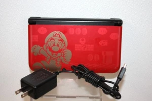 Nintendo 3DS XL Edición Limitada Super Mario Bros Mario Luigi Rojo Dorado - Imagen 1 de 11
