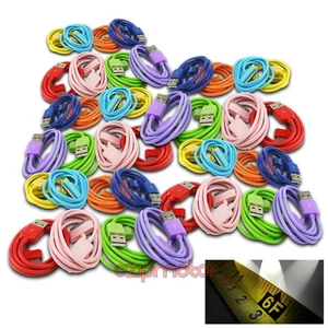 LOT 40 6FT USB SYNC POWER CHARGER CABLES IPHONE IPOD TOUCH CLASSIC NANO IPAD NEW - Picture 1 of 1