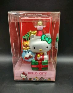 HELLO KITTY 2010 Sanrio Kurt S Adler 4.5" Glass Christmas Ornament w/ Box - Picture 1 of 5