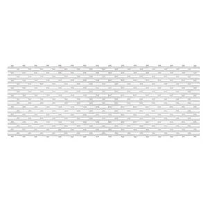 PATIKIL 15.7" x 7.9" Perforated Metal Sheets, 19Ga 0.2" x 0.79" Oval Hole 304... - Picture 1 of 5