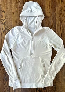 Lululemon Damen Winter Sprinter Hoodie Gr. 6 Stretch reflektierend weiß - Bild 1 von 12